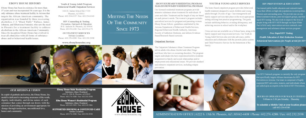 Ebony House Brochure